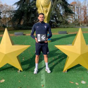 Footboks à Clairefontaine avec les Bleus