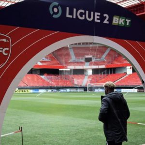 Keita avec les pro en Ligue 2