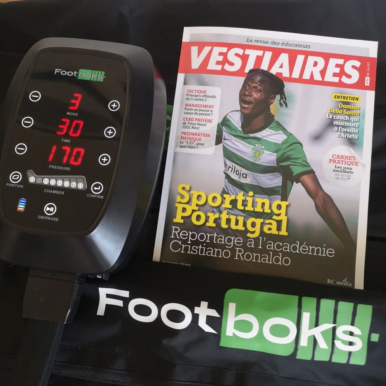 Les bottes de récupération Footboks PRO™ dans le magazine Vestiaires