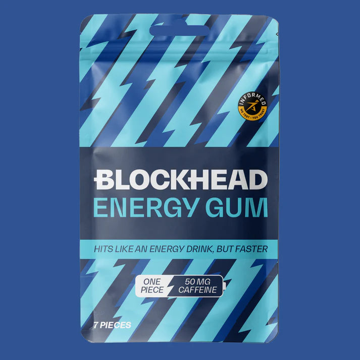 Blockhead chewing gums énergisants