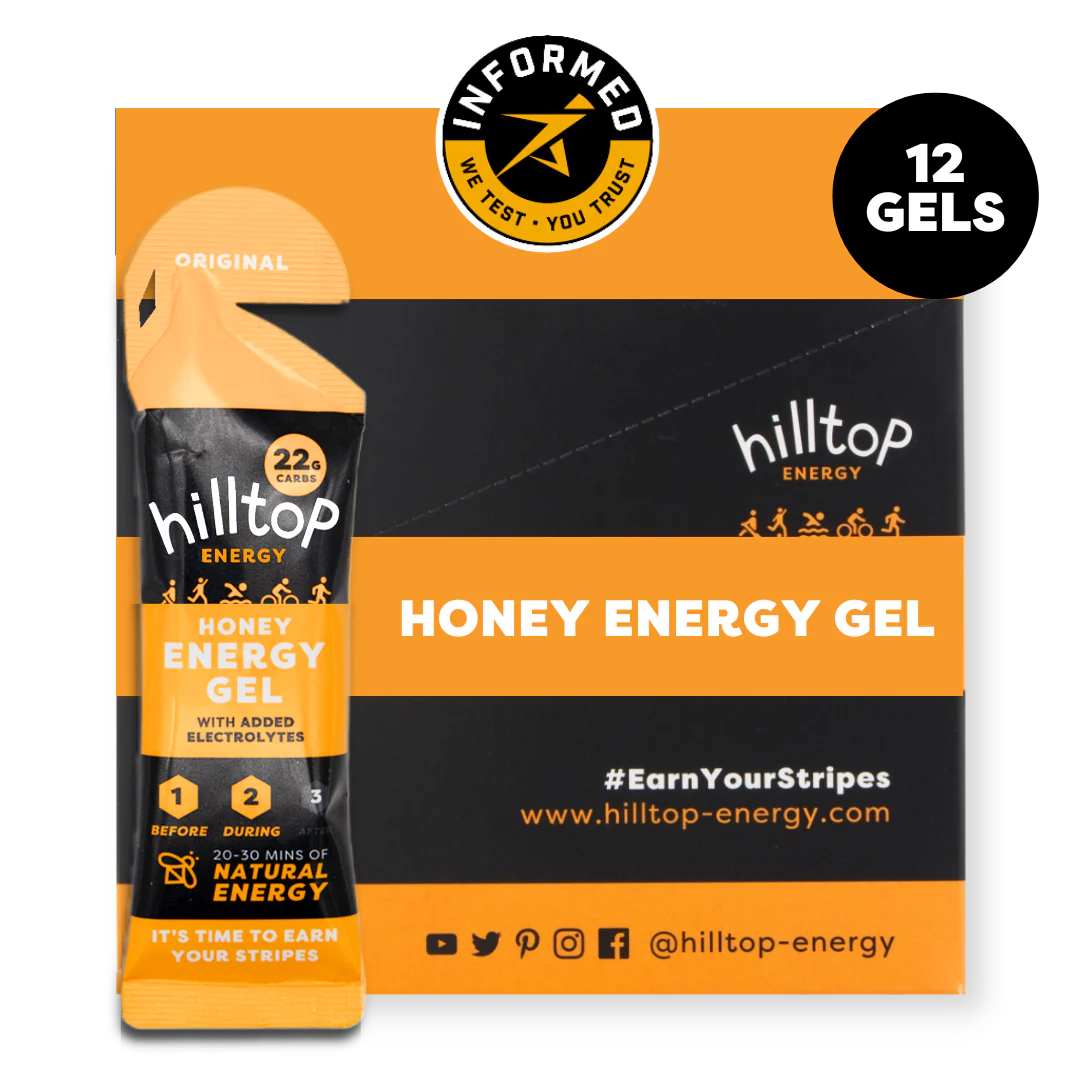 Gel Hilltop Energy - miel avec électrolytes