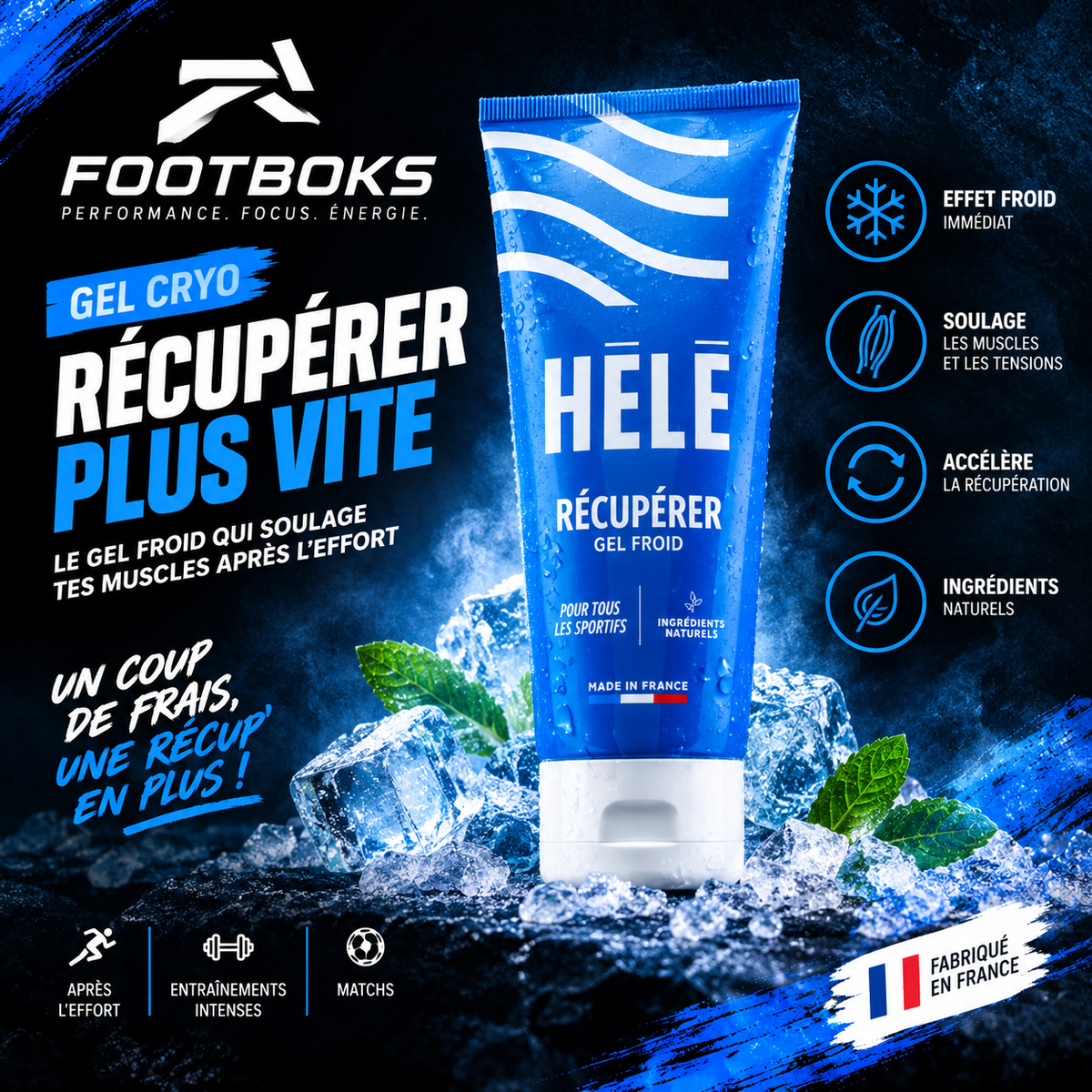 Gel cryo Hele football