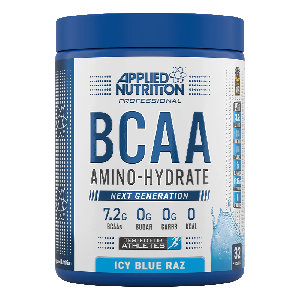 BCAA Amino Hydrate Applied Nutrition Professional – Icy Blue Raz 450g (32 doses)