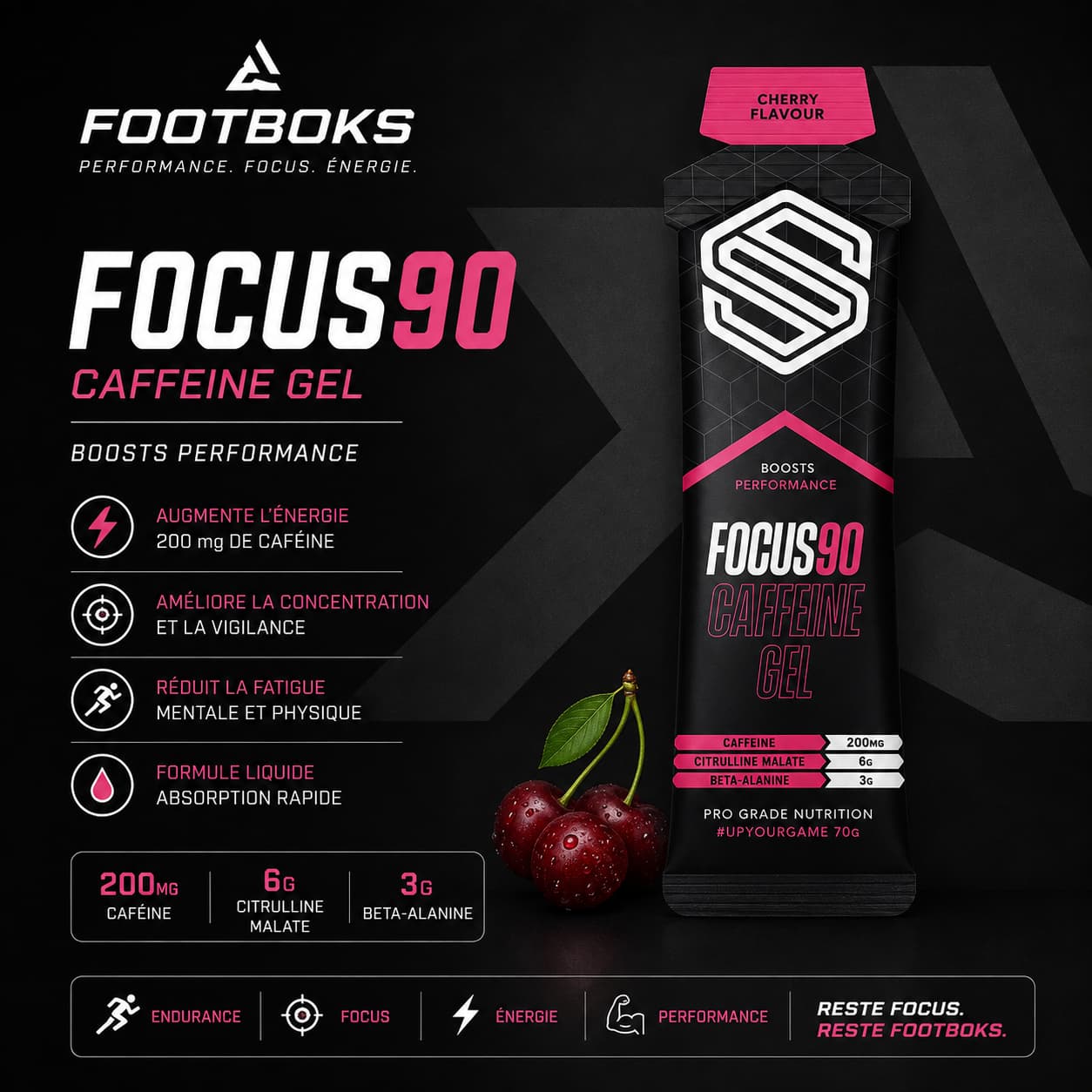 gel cafeine gout framboise